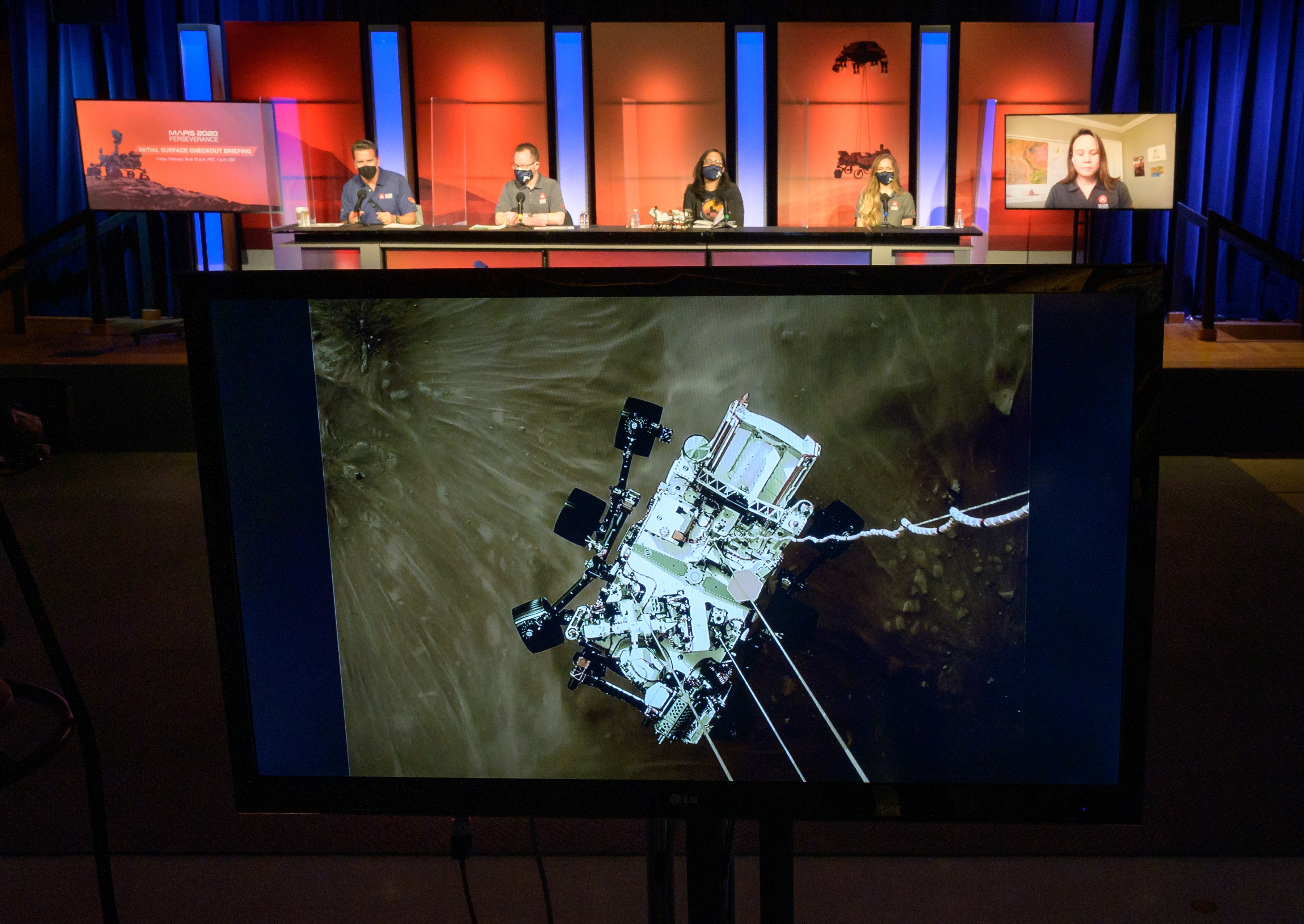 NASA Perseverance Rover Initial Surface Checkout Briefing