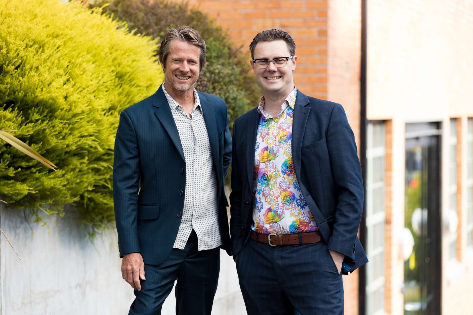 GROWTH GURUS: Company-X co-founders and directors Jeremy Hughes, left, and David Hallett.